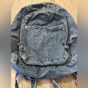 Denim Backpack